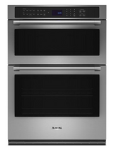 Maytag 30-inch Wall Oven Microwave Combo with Air Fry and Basket - 6.4 cu. ft. MOEC6030LZ