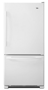 Amana 33-inch Wide Bottom-Freezer Refrigerator with EasyFreezer™ Pull-Out Drawer - 22 cu. ft. Capacity ABB2224BRW