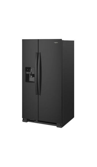 Whirlpool 36-inch Wide Side-by-Side Refrigerator - 25 cu. ft. WRS555SIHB-Black