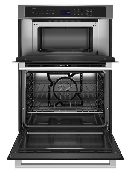 Maytag 30-inch Wall Oven Microwave Combo with Air Fry and Basket - 6.4 cu. ft. MOEC6030LZ