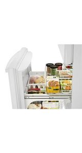 Amana 33-inch Wide Bottom-Freezer Refrigerator with EasyFreezer™ Pull-Out Drawer - 22 cu. ft. Capacity ABB2224BRW