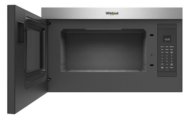 Whirlpool 1.1 Cu. Ft. Flush Mount Microwave with Turntable-Free Design WMMF5930PZ-Fingerprint Resistant Stainless Steel