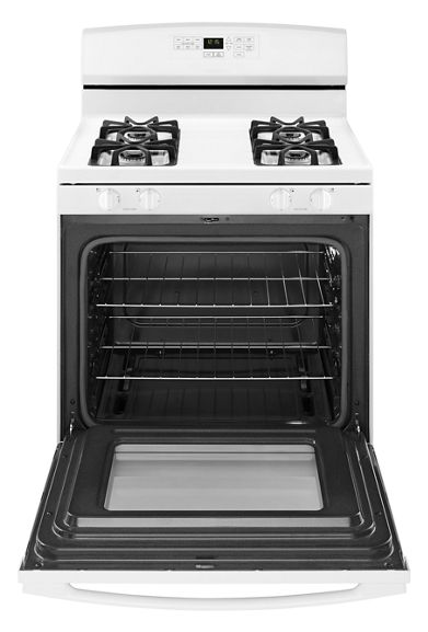 Amana 30-inch Gas Range with Self-Clean Option AGR6603SFW-White