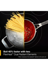 Whirlpool 30-inch Electric Range with Air Cooking Technology WFES5730SV