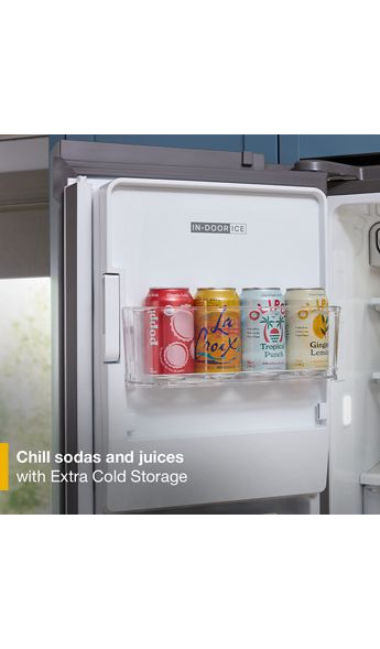 Whirlpool 36-inch Wide True Counter Depth 4-Door French Door Refrigerator - 22 cu. ft. WRMC5036RV