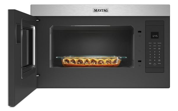 Maytag Over-the-Range Flush Built-In Microwave - 1.1 Cu. Ft. MMMF6030PZ-Fingerprint Resistant Stainless Steel