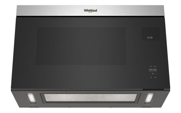 Whirlpool 1.1 Cu. Ft. Flush Mount Microwave with Turntable-Free Design WMMF5930PZ-Fingerprint Resistant Stainless Steel