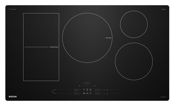 Maytag 36-Inch Wide Induction Cooktop with Power Boost MCIT8036SB