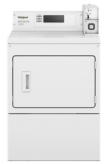 Whirlpool Commercial Electric Dryer with Factory Installed Coin Drop & Coin Box CEM2779JQ