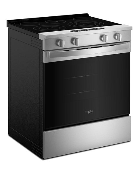 Whirlpool 30-inch Electric Range with Air Cooking Technology WSES5030SZ