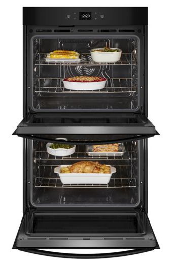 Whirlpool 8.6 Total Cu. Ft. Double Wall Oven with Air Fry When Connected WOED5027LB