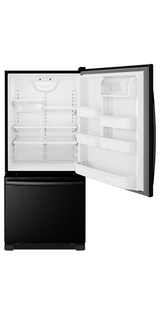 Amana 29-inch Wide Bottom-Freezer Refrigerator with EasyFreezer™ Pull-Out Drawer -- 18 cu. ft. Capacity ABB1924BRB