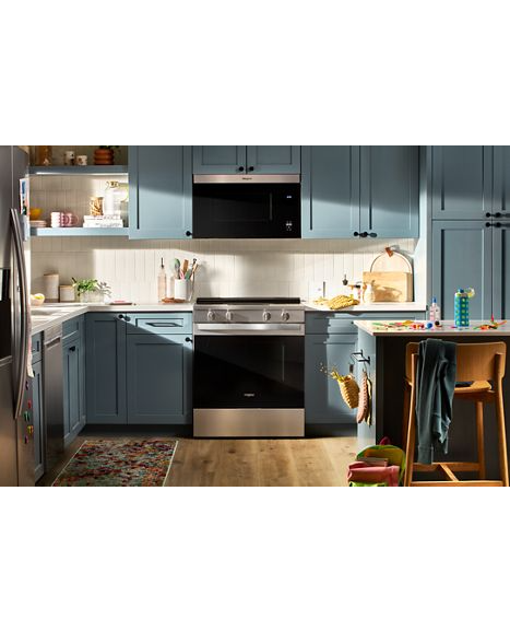 Whirlpool 30-inch Electric Range with Air Cooking Technology WSES5030SZ