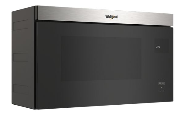 Whirlpool 1.1 Cu. Ft. Flush Mount Microwave with Turntable-Free Design WMMF5930PZ-Fingerprint Resistant Stainless Steel