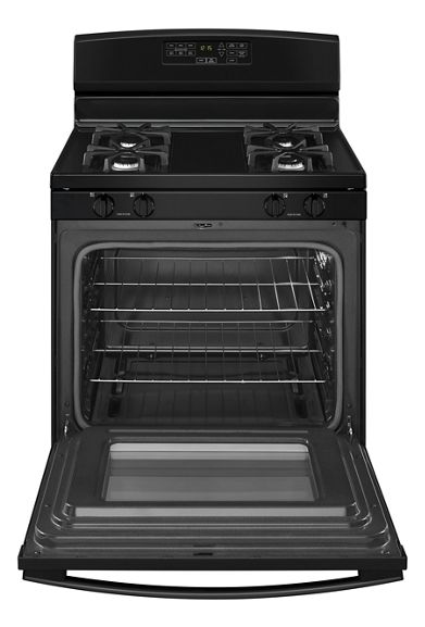 Amana 30-inch Gas Range with Self-Clean Option AGR6603SFB-Black