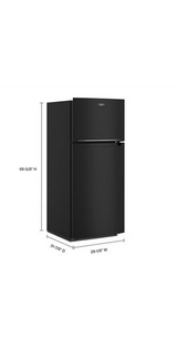 Whirlpool 28-inch Wide Top-Freezer Refrigerator - 16.3 Cu. Ft. WRTX5328PB