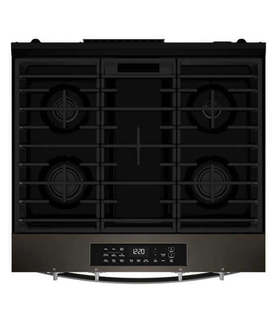 Whirlpool 30-inch Gas Smart Range with Air Cooking Technology and Steam Clean WSGS4530TV