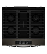 Whirlpool 30-inch Gas Smart Range with Air Cooking Technology and Steam Clean WSGS4530TV