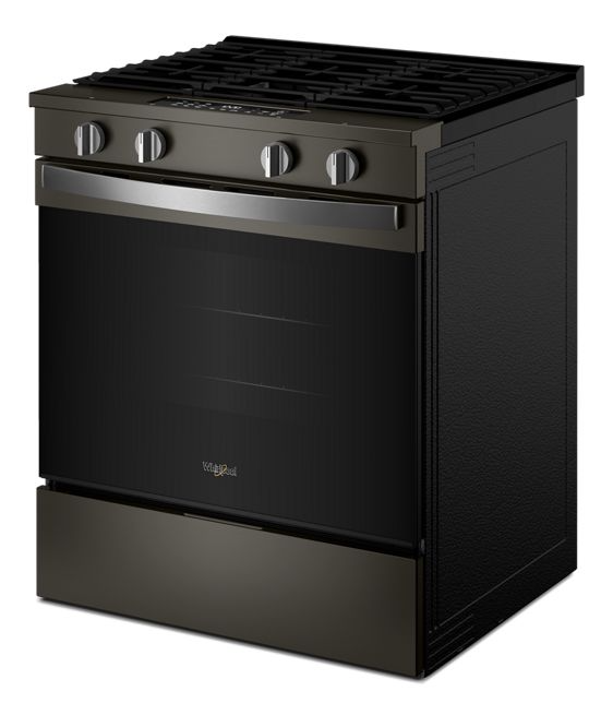Whirlpool 30-inch Gas Smart Range with Air Cooking Technology and Steam Clean WSGS4530TV