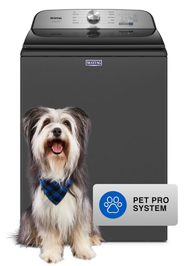 Maytag Pet Pro Top Load Washer - 4.7 cu. ft. MVW6500MBK