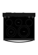 Whirlpool 30-inch Energy Star Electric Range with Air Cooking Technology, No Preheat Air Fry and Air Baking and Self Clean WFES5030RB