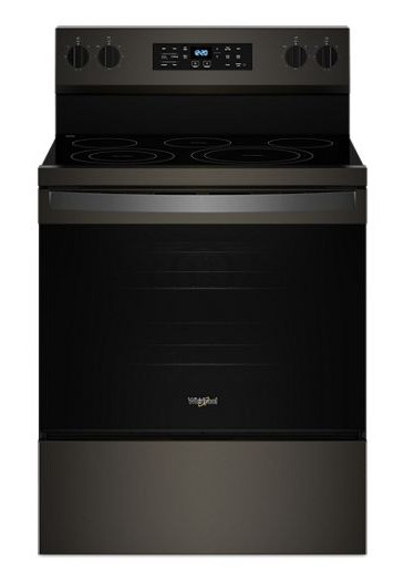 Whirlpool 30-inch Energy Star Electric Range with Air Cooking Technology, No Preheat Air Fry and Air Baking and Self Clean WFES5030RV