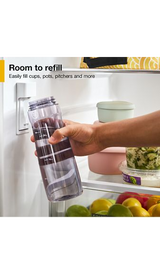 Whirlpool 36-Inch French Door Refrigerator with Interior Water Dispenser - 31 cu. ft. WRFF3336SW