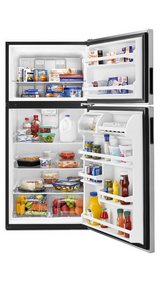 30-inch Amana® Top-Freezer Refrigerator with Glass Shelves ART318FFDS
