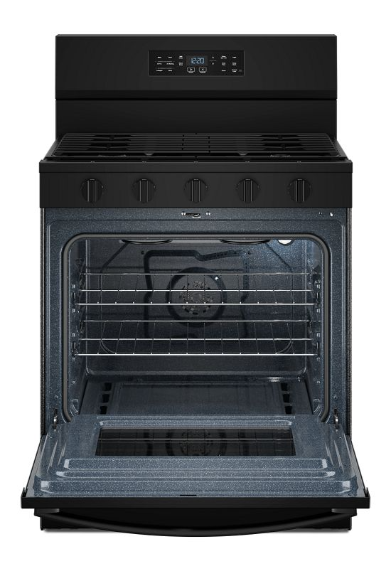 Whirlpool 30-inch Gas Range with Air Cooking Technology WFGS5730SB