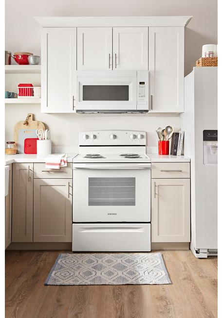 Amana® 30-Inch Electric Range with Extra-Large Oven Window AFCS2530TW