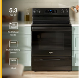 Whirlpool 30-inch Electric Range with No Preheat Mode WFES3030RB