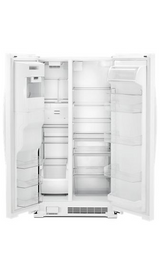 Whirlpool 36-inch Wide Side-by-Side Refrigerator - 25 cu. ft. WRS555SIHW-White