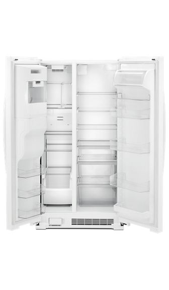 Whirlpool 36-inch Wide Side-by-Side Refrigerator - 25 cu. ft. WRS555SIHW-White