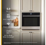 Whirlpool 5.0 Cu. Ft. Single Wall Oven with Air Fry When Connected WOES5930LZ