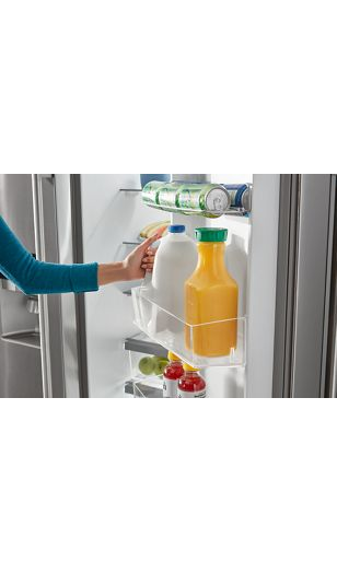 Maytag 36-Inch Wide Side-by-Side Refrigerator - 25 Cu. Ft. MRSF4036PW