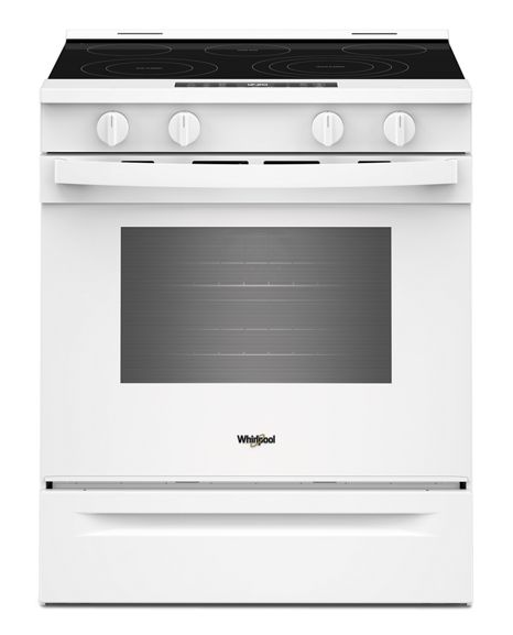 Whirlpool 30-inch Electric Range with Air Cooking Technology WSES5030SW