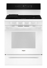 Whirlpool 30" Glass Control Air Fry WFGS7530RW