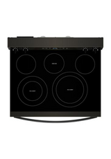 Whirlpool 30-inch Energy Star Electric Range with Air Cooking Technology, No Preheat Air Fry and Air Baking and Self Clean WFES5030RV