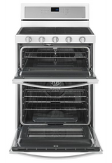 Whirlpool 6.0 Cu. Ft. Gas Double Oven Range with Center Oval Burner WGG745S0FH