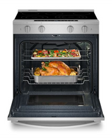 Whirlpool 30-inch Smart Slide in Electric Range with Air Cooking Technology, No Preheat Air Fry, WipeClean™ Coating, Steam/Self Clean and High Speed Preheat WSES7530RZ