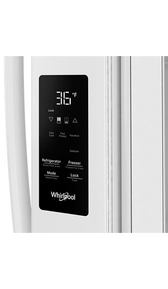 Whirlpool 36-Inch French Door Refrigerator with Interior Water Dispenser - 31 cu. ft. WRFF3336SW