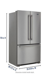 Mayatg 36- Inch Wide Counter Depth French Door Refrigerator - 20 Cu. Ft. MFC2062FEZ