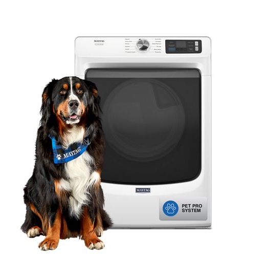 Maytag Smart Pet Pro Front Load Electric Dryer - 7.4 CU. FT. MED7020RW