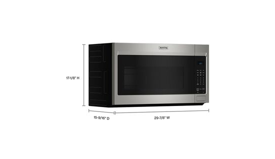 Maytag Over-The-Range Microwave with Non-Stick Interior Coating - 1.7 Cu. Ft. MMMS4230PZ