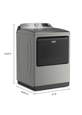 Maytag 7.4 cu ft. Smart Top Load Dryer with Pet Pro Option MED7205RR