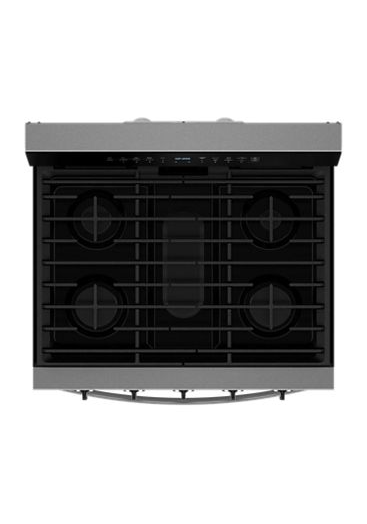 Whirlpool 30-inch Smart Gas Range with Air Cooking Technology, No Preheat Air Fry, Steam/Self Clean and High Speed Preheat WFGS7530RZ