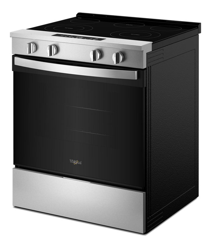 Whirlpool 30-inch Electric Range with No Preheat and Slow Cook Modes WSES3330TS