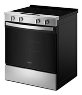 Whirlpool 30-inch Electric Range with No Preheat and Slow Cook Modes WSES3330TS