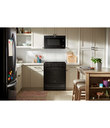 Whirlpool 30-inch Gas Smart Range with Air Cooking Technology and Steam Clean WSGS4530TB