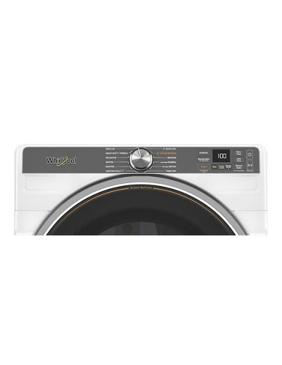 Whirlpool 7.4 cu. ft. Smart Front Load ENERGY STAR® Electric Dryer with Steam Capabilities WED6720RW